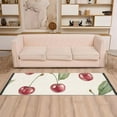 thumbnail image 2 of Yayeee Runner Rug for Bedroom 2'x6' Machine Washable Hallway Non Slip Mat, Beige Cherry, 2 of 8