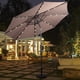 thumbnail image 2 of Sombrilla Solar Costway para Patio de 254 cm con Luz LED bronceado, 2 of 8