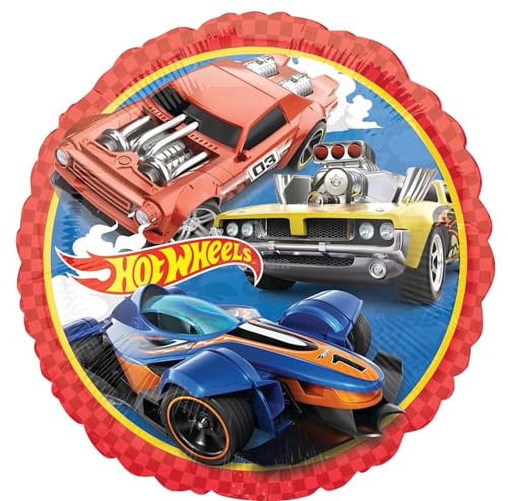 Anagram Hot Wheels Ultimate 2nd Birthday Party Balloon Bouquet Decorations