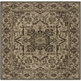 thumbnail image 2 of SAFAVIEH Outdoor LND139U Linden Collection Creme / Brown Rug, 2 of 7