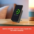thumbnail image 4 of RadioShack 10,000 MAH 3 in 1 Magnetic Power Bank and Portable Charger With Foldable Stand For Smart Phone and Smart Watch 2309285, 4 of 7