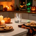 thumbnail image 3 of Halloween Clear Glasses Ghost Bat Black Cat Pumpkin Embossed Glass Tumbler Multipurpose Water Beverage Cup Drinking Glass for Water Coffee Halloween Table Party, 3 of 3