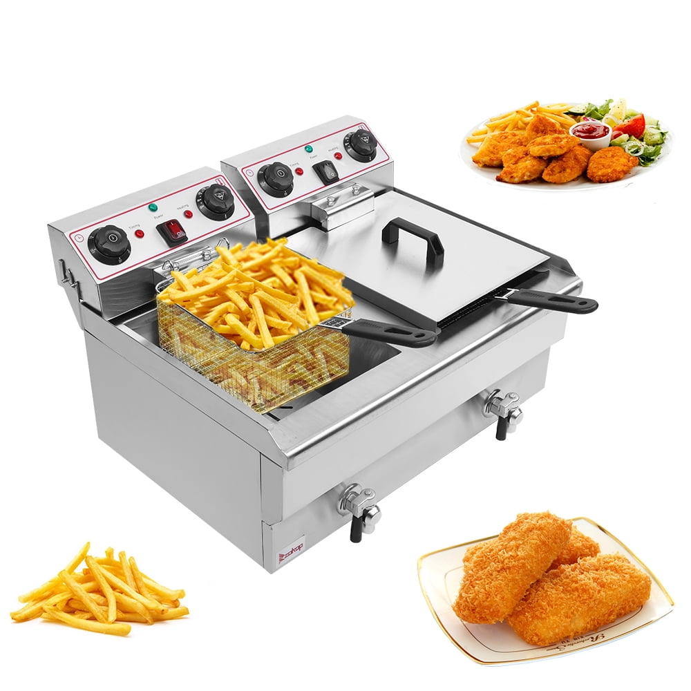Electric Deep Fryer, Professional Stainless Steel Immersion Element
