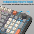 thumbnail image 3 of Yyuenw Wired Gaming Keyboard with RGB Backlight - Quiet, Volume Knob, Keycap 94 Key, Compatible with Windows 11/10/8/7/XP, 3 of 4
