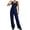 F-955 Navy, variant on Army Lime Green Overalls for Ladies Summer Fall Wild Cargo Lounge Overall Flare Bell Bottom Straight Leg Plain Long Boot Cut Leg Coveralls Pants One Piece Womens 2026 S