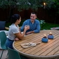 thumbnail image 3 of TIKI® Brand Adjustable Flame 6 Inch Stone Table Torch Blue, 3 of 4