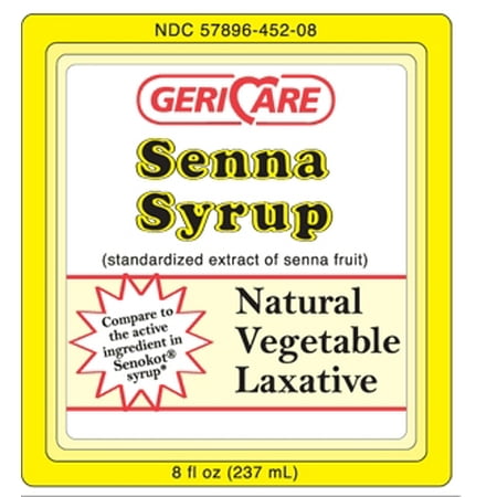 Senna Laxative Liquid 8 oz. 8.8 mg Strength Sennosides - 1