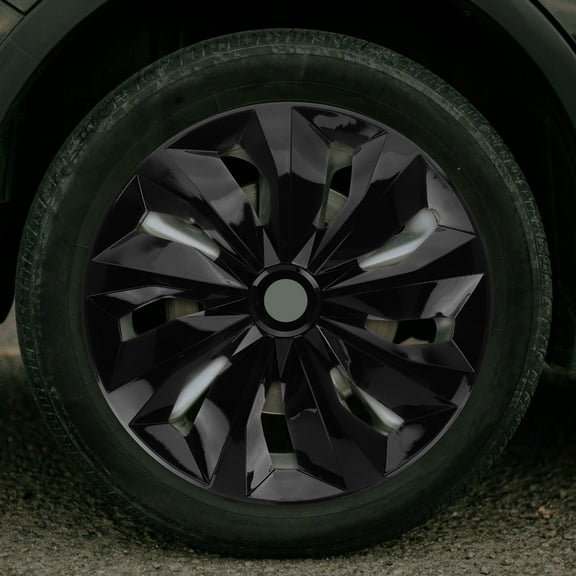 Beaupretty Black PP Car Wheel Hub Cap for Easy Installation and Stylish Look