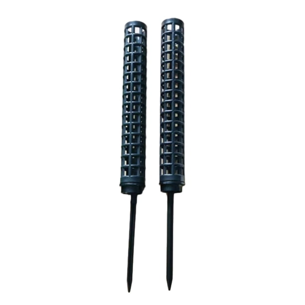 Billuyoard Poste pequeño de musgo para plantas, soporte compacto y eficaz para musgo verde de interior, 2 piezas Jardín y Patio Negro