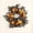 A1, variant on Herrklp Halloween, Halloween Wreath, Ghost Face, Pumpkin Decoration, Wreath, Door Hanging, Simulated Maple Leaves