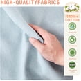 thumbnail image 4 of Modular Sectional Sofa 105'' Sleeper Sofa, High Density Foam & Ergonomic Support, Easy Assembly, Stain-Resistant,Chenille Fabric,Cloud Couch for Apartment Living Room - Sky Blue, 4 of 8