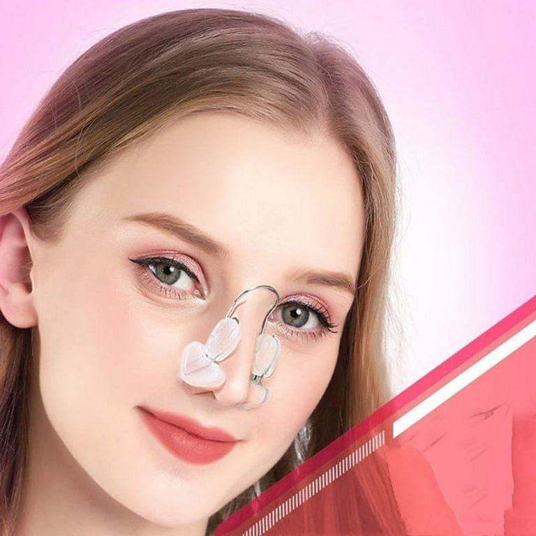 AMIJEAL Nose Shaper Clip Nose Up Lifting Clip Pain-Free Soft Silicone Nose  Slimmer Device Nose Bridge Straightener Corrector Beauty Tool(Unisex)