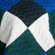 thumbnail image 4 of Elegante azul, verde, blanco y azul marino a cuadros ropa de cama adolescente niño completo / queen juego de edredón, 4 of 4