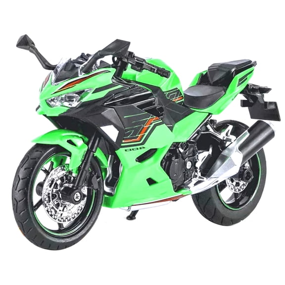 CSYANXING Detailed for Kawasaki Ninja 400 Replica Motorcycle for Vehicle Collection, 1:12 Scale, Ideal for Display