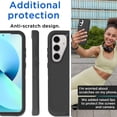 thumbnail image 4 of For Samsung Galaxy S24 Plus / Galaxy S25 Plus Case Shockproof Dust / Drop proof Heavy Duty Rugged Protectie Cover 3 in 1 Layers Case For Galaxy S24 Plus S25 Plus 6.7'' Black, 4 of 9