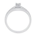 thumbnail image 3 of KATARINA 14K White Gold 3/8 cttw Diamond Bridal Engagement Set (G-H, SI2-I1), 3 of 5