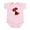 Petal Pink, variant on CafePress - Red Death Infant Bodysuit - Baby Light Bodysuit, Size Newborn - 24 Months