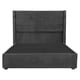 thumbnail image 2 of Base Cama Matrimonial + Cabecera Lugo Gris Oscuro, 2 of 6
