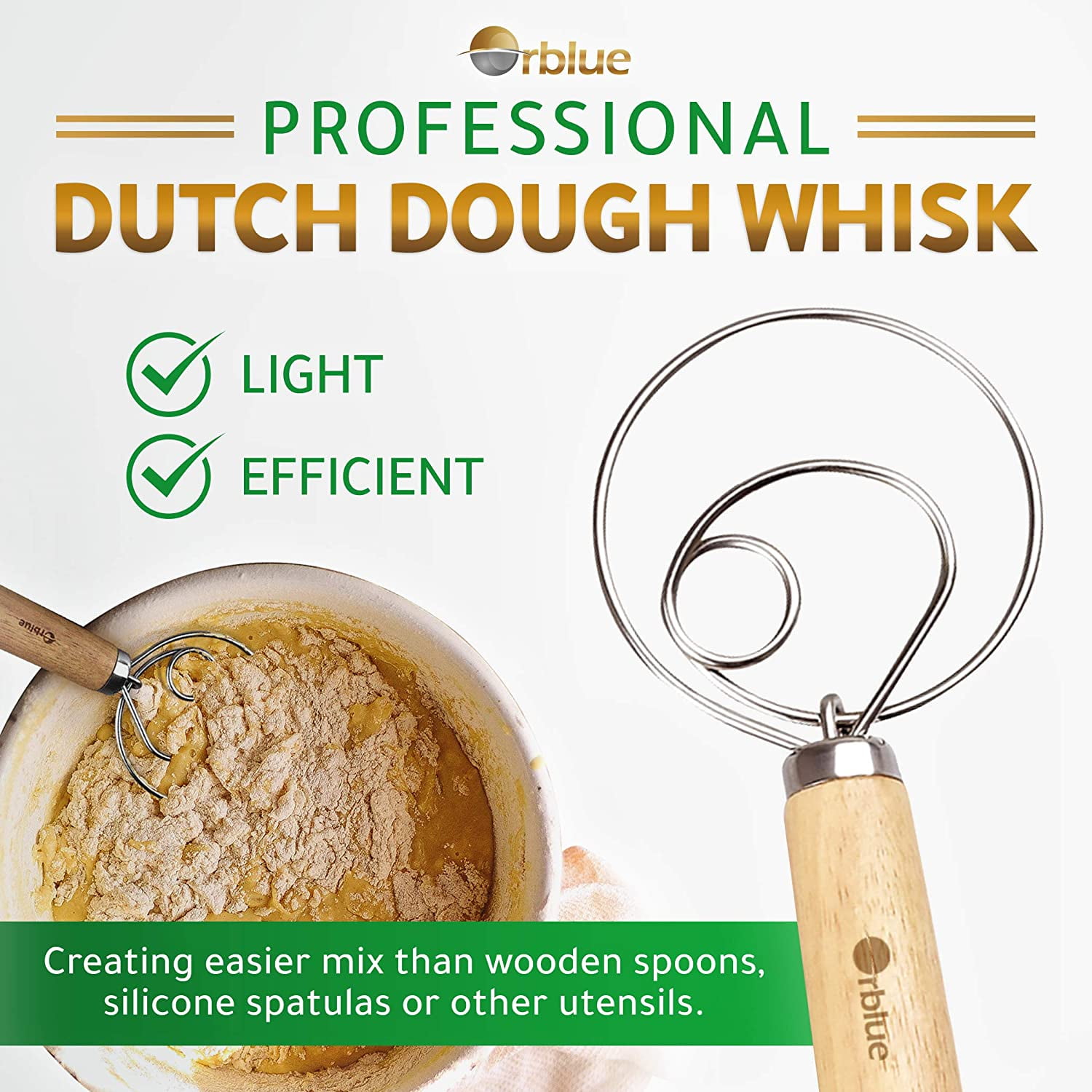 Danish Dough Whisk — Large – Breadtopia