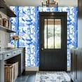 thumbnail image 6 of Peel and Stick Wallpaper Contact Paper Blue White Vintage French Country Farmhouse Temporary Nursery Statue Self Adhesive and Removable 17.7in x 118in, 6 of 8