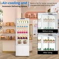 thumbnail image 5 of Adoolla 7.6 Cu.Ft. Commercial Display Refrigerator for Bakery, Upright Refrigerated Display Case with LED Lighting & Wheels, 5 of 8