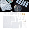 thumbnail image 4 of Kit De Moldes De Bricolaje, Molde De Bricolaje De Joyería Duradero Flexible De Alta Transparencia, Reutilizable Para La Familia De Niños, 4 of 7