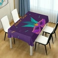 thumbnail image 7 of Coolnut Mardi Gras Tablecloth, Waterproof Washable Polyester Square Table Cover, Durable Tablecloth for Kitchen Dining Table Party Decor, 54"X 72", 7 of 7