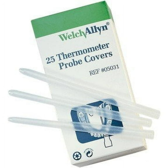 Welch Allyn 05031- Plus Model 690 Electronic Thermometer Disposable Probe Covers (Pack of 250) By SureTemp