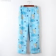 thumbnail image 2 of Pantalones de pijama de algodón de felpa de Hello Kitty de Sanrio para Halloween 2023, nuevos y bonitos pantalones de franela con dibujos animados, cálidos e informales para el invierno, 2 of 5