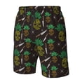 thumbnail image 4 of Pofeuu Pineapples Prin Men's Swim Trunks Quick Dry Bathing Suit Swimming Board Shorts Mesh Lining Beach Swimwear-Large, 4 of 6