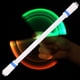 thumbnail image 1 of Bolígrafo giratorio luminoso de juguete | Iluminación LED Giratorio Dedo Fidget | Diseño de mod intermitente colorido | Barra giratoria para aliviar el estrés | Transparente 22cm | Azul Rojo Púrpura, 1 of 5