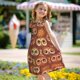 thumbnail image 5 of Balery Brown Owl Camisón de princesa para niñas, pijama de algodón con mangas abullonadas, suave y bonito.-XX-Large, 5 of 6