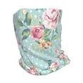 thumbnail image 2 of Yiaed Vintage Floral Print Multifunction Beanie Hats for Women Men Slouchy Knit Beanie Hat Winter Hat Scarf Stretch Skull Cap, 2 of 8