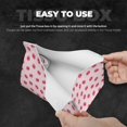 thumbnail image 5 of Lsque Cute Pig Nose Printed Long Tissue Box Cover Holder, Facial Paper Organizer Dispenser,Triangle with Bottom Belt, PVC Leather Decorative Organizer, 5 of 9