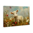thumbnail image 3 of Stupell Industries Wildflower Lamb Portrait Canvas Wall Art design by LSR Design Studio, 24 x 36, 3 of 7