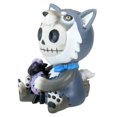 thumbnail image 2 of Larger Furrybones Wolfgang Skeleton In Wolf Costume With Purple Sheep Figurine, 2 of 2