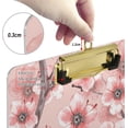 thumbnail image 4 of FMSHPON Pink Floral Clipboard Hardboard Wood Nursing Clip Board and Pull for Standard A4 Letter 13x9 inches, 4 of 8