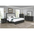 thumbnail image 3 of New Classic Furniture Odessa 6-Drawer Solid Wood Dresser in Charcoal, 3 of 10