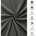 thumbnail image 4 of 100 Percent Cotton Double Brushed Flannel Sheet Set - 170 GSM Heavyweight, Deep Pockets - Graphite Color Twin, 4 of 4