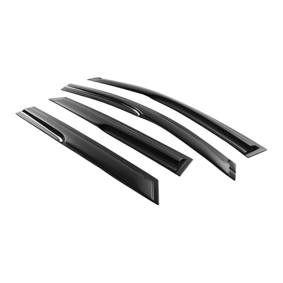 Ikon Motorsports Compatible with 16-21 Hyundai Tucson MU Style Acrylic Window Visors Vent Windshield Deflector Rain Guard 4Pc Set Outside Mount 2016 2017