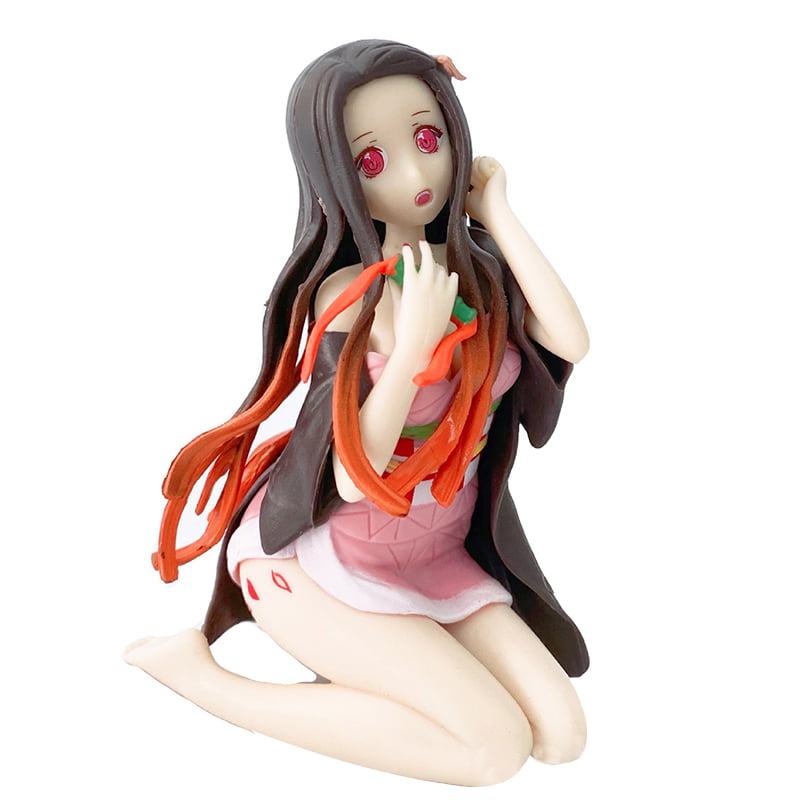 Anime Demon Slayer Kimetsu no Yaiba Kanroji Mitsuri PVC Figure New Loose 10cm