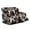 Brown Cow Print, variant on Psesaysky Leopard print Reclining Loveseat Cover Stretchy Recliner Sofa Cover with Storage Pockets Easy Clean Soft