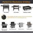 thumbnail image 3 of 25 Pack Grease Cup Liners Foil Drip Pan Liner Compatible with Griddles 28 & 36 & 30 & 22 & 18 Inches, 3 of 8