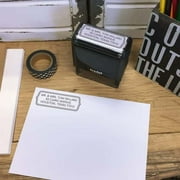 HAMPTON TECH Personalized Rectangular Self-Inking Rubber Stamp - Willard