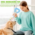 thumbnail image 4 of Interactive Dog Toys, Dog Tug of War Toys, Dog Dental Chew, Small Dog Chew Toys, 7X3 Inch Yellow Triangular Tug of War Rope, Soft Textured for Dog Teeth, Suitable for Oral, 4 of 5