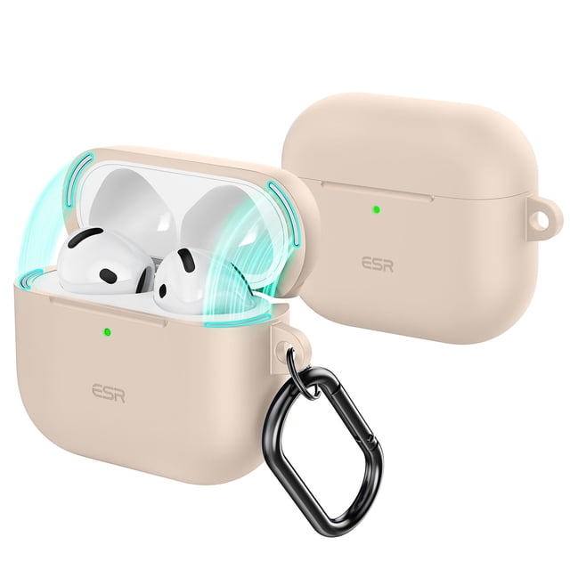 Funda para AirPods 4 ESR Full Drop Protection Desert Titanium