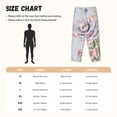 thumbnail image 3 of Balery Vintage Rose Pantalones de pijama para mujer, pijamas ultraligeros, pantalones de estar por casa-3X-Large, 3 of 6