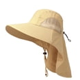 thumbnail image 1 of Casquette de Plein Air pour Hommes UPF 50+ avec Protection Solaire, Grand Bord, Chapeau de Pêche avec Rabat de Nuque, Chapeaux de Randonnée pour Hommes, 1 of 5