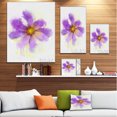 thumbnail image 3 of Purple Flower with Large Petals - Flowers Canvas Wall Artwork, 3 of 4