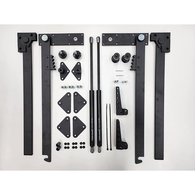 Hiddenbed Murphy Bed Hardware Kit – Smart Design Murphy Bed Kit – Heavy Duty Mechanism Bed Hardware Kit, Effortless to Pull Down & Fold Back Murphy Bed DIY Kit (Horizontal Queen)